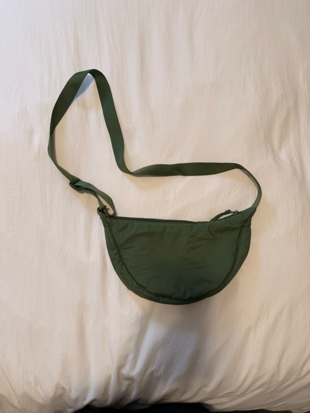 Uniqlo Olive Green Crossbody Sling Bag